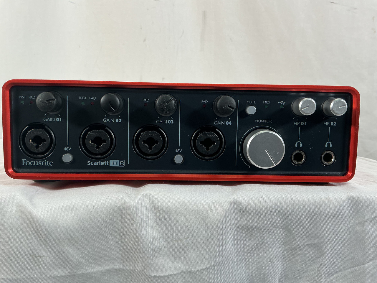 Used Focusrite SCARLETT 18I8 1ST GEN Computer Interface 4 A/D