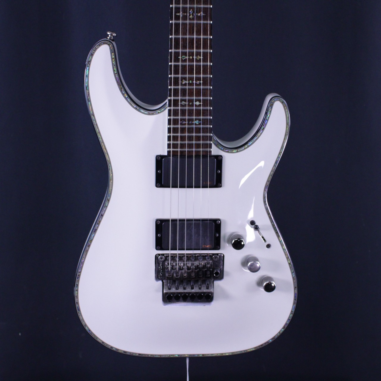 Used Schecter HELLRAISER C1 FR Super S Electric Guitar White 6-String