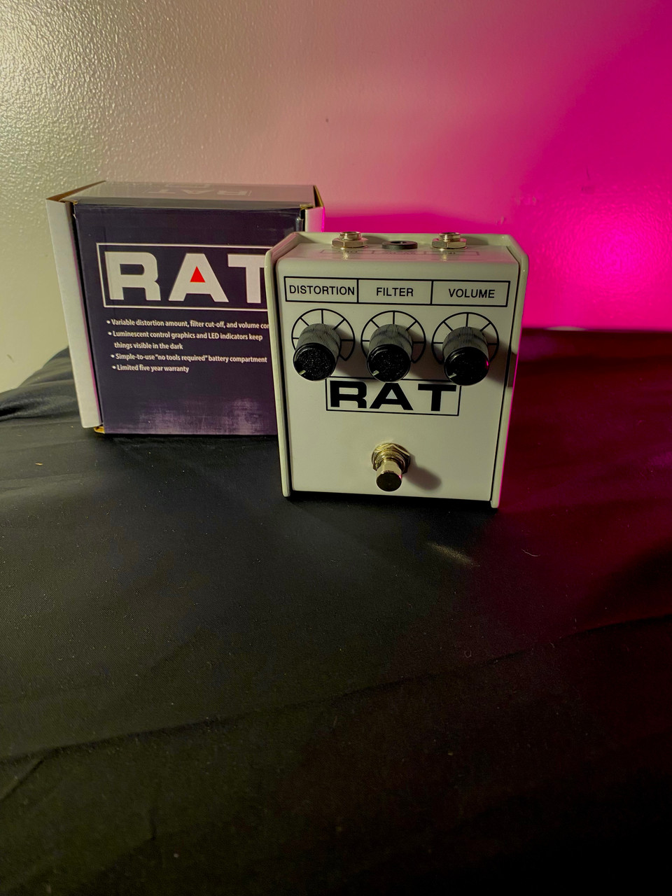Used Pro Co IKEBE LIMITED EDITION RAT 2 Fuzz Pedal
