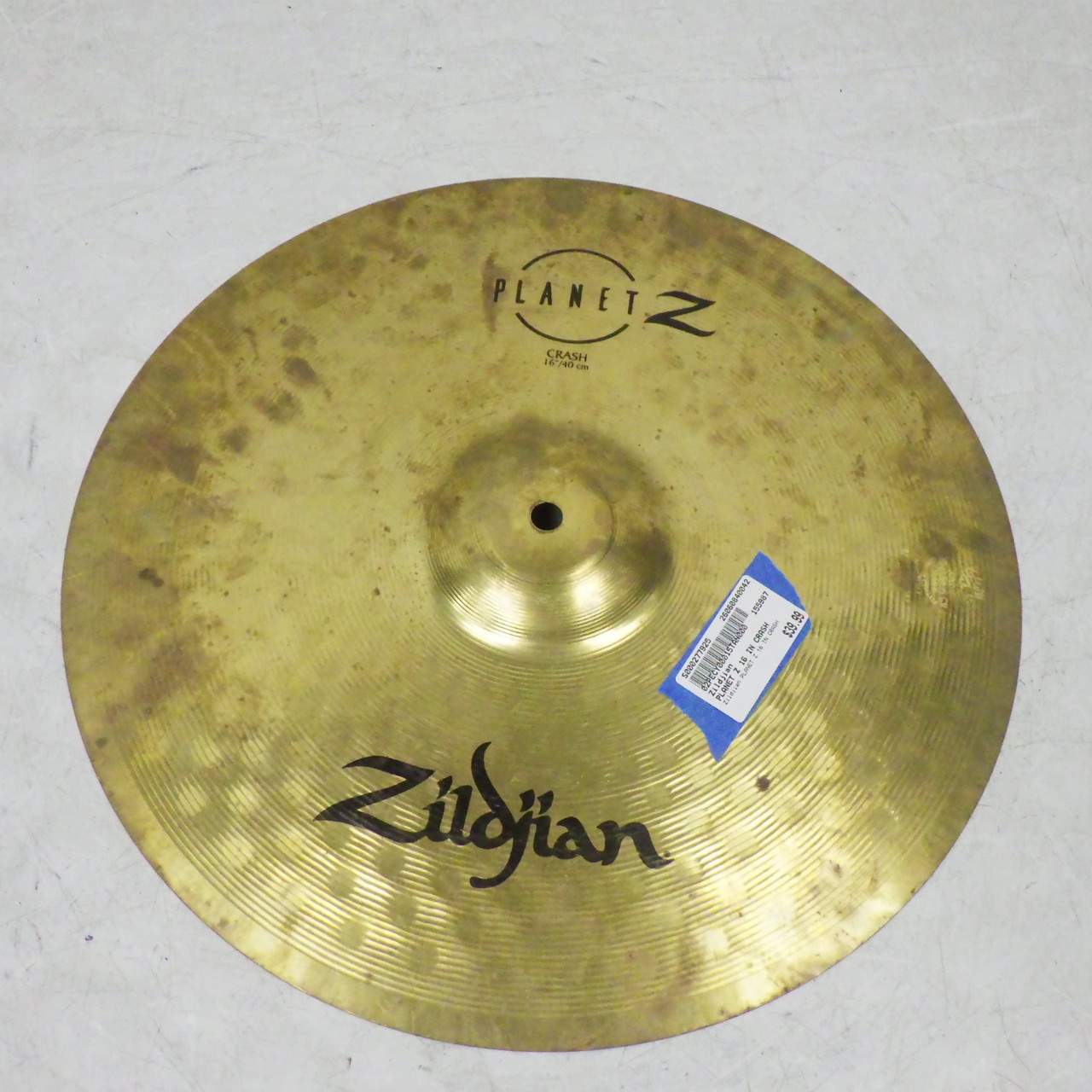 Used Zildjian PLANET Z 16 IN CRASH Crash Cymbal 16
