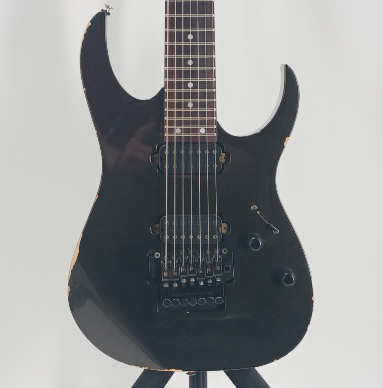 Used Ibanez RG7421 2000 JAPAN Super S Electric Guitar Black 7-String