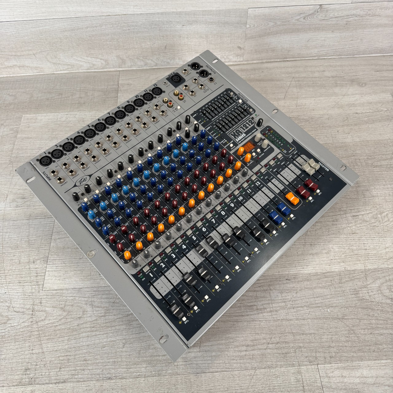 Used Peavey XR 1212 - 12-channel 600-watt Powered Mixer - Case