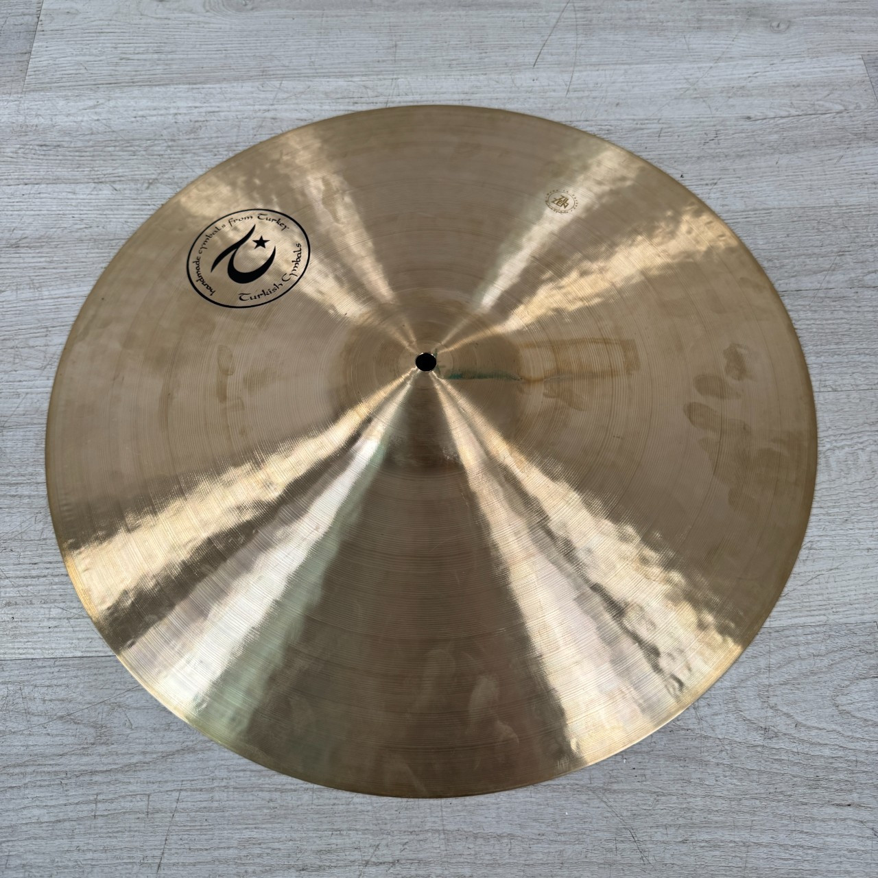 やま No.472 Used Turkish Cymbals Classic Orchestral Crash Ride Cymbal - 20-inch