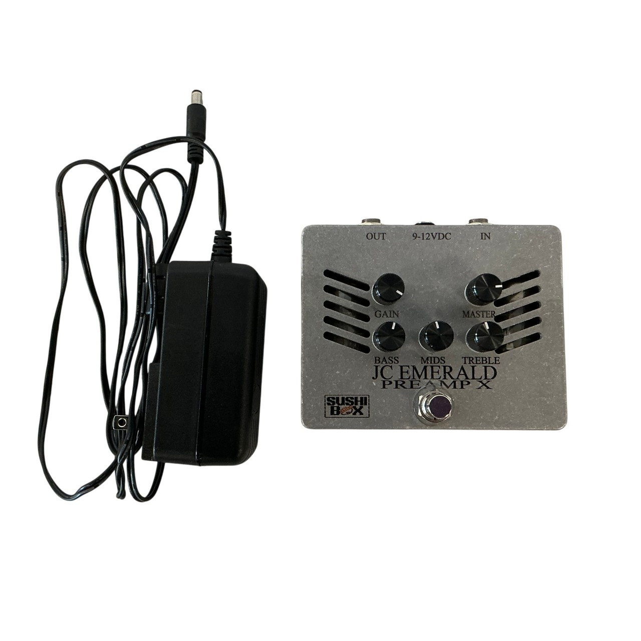 Used SUSHI BOX JC EMERALD PREAMP X W/AC Guitar PreAmp Pedal