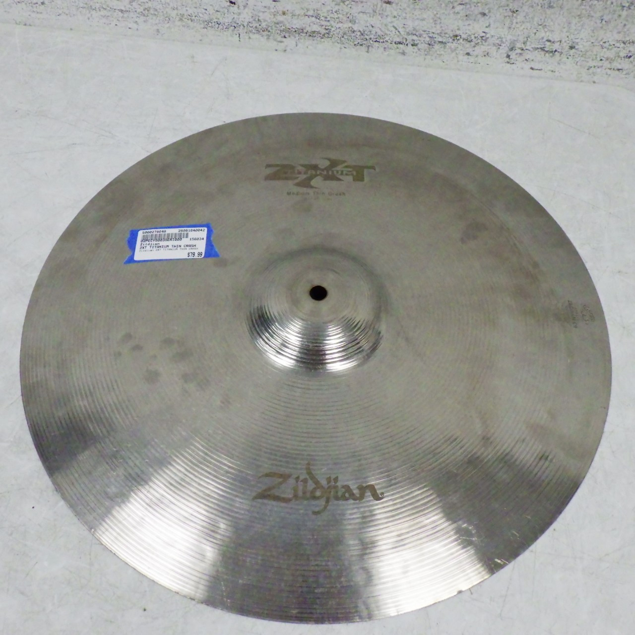 Used Zildjian ZXT TITANIUM THIN CRASH Crash Cymbal 18