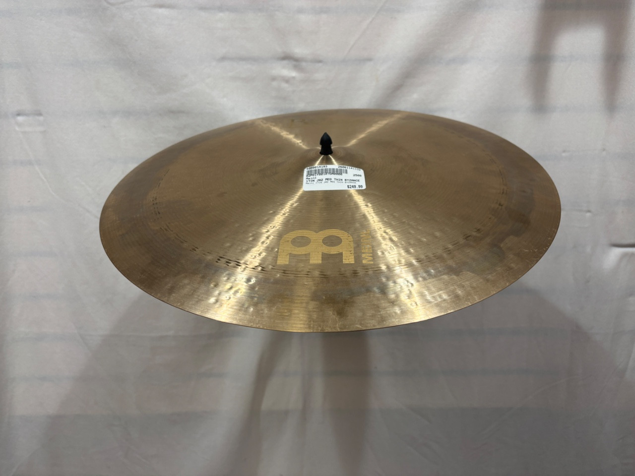 Used Meinl 17IN JAZ MED THIN BYZANCE Crash Cymbal 17