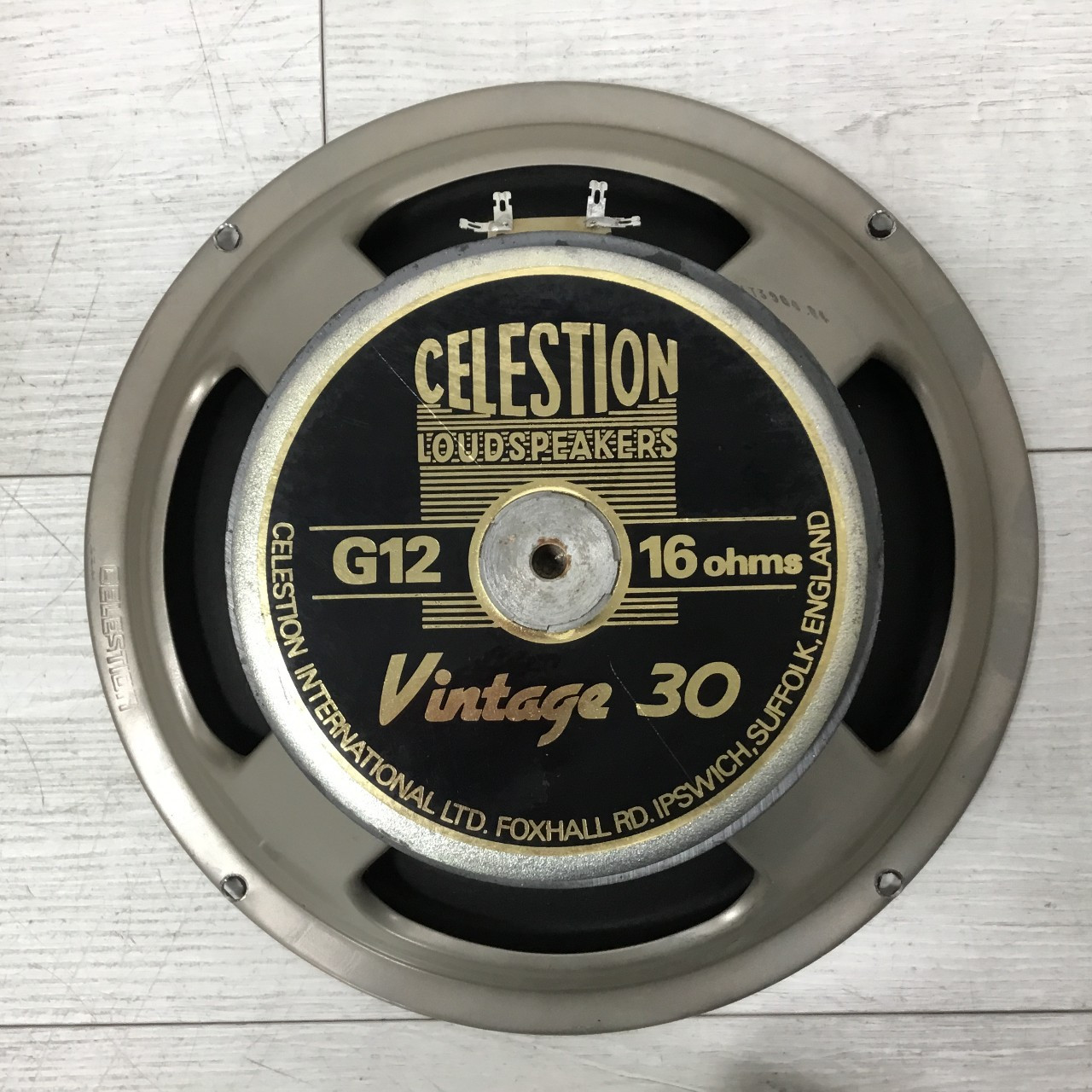 0 Vintage Celestion Raw Ohm,Black DSRs CELESTION vintage 30 G12 16