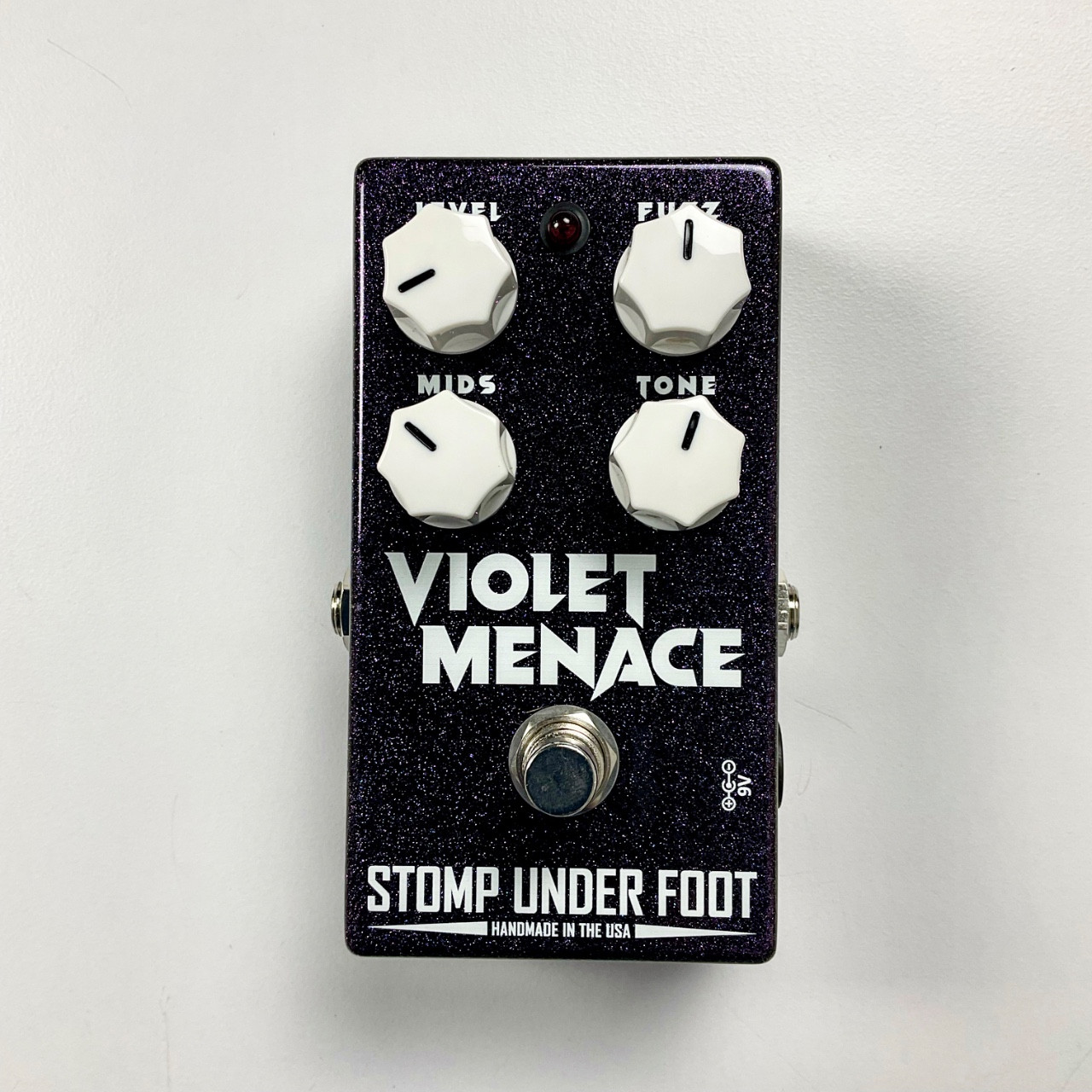 Used Stomp Under Foot Violet Menace Fuzz Pedal