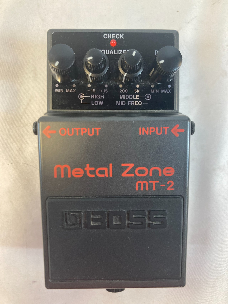 Used Boss MT-2 Metal Zone Distortion Pedal