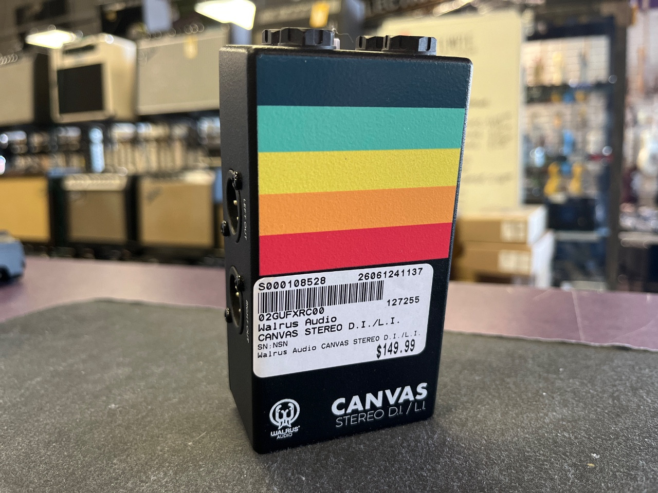 Used Walrus Audio CANVAS STEREO D.I./L.I. Guitar Effects Pedal