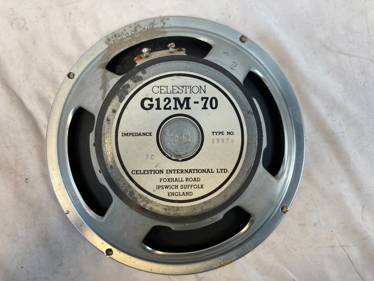 Used Celestion 8 OHM G12M-70 Raw Speaker