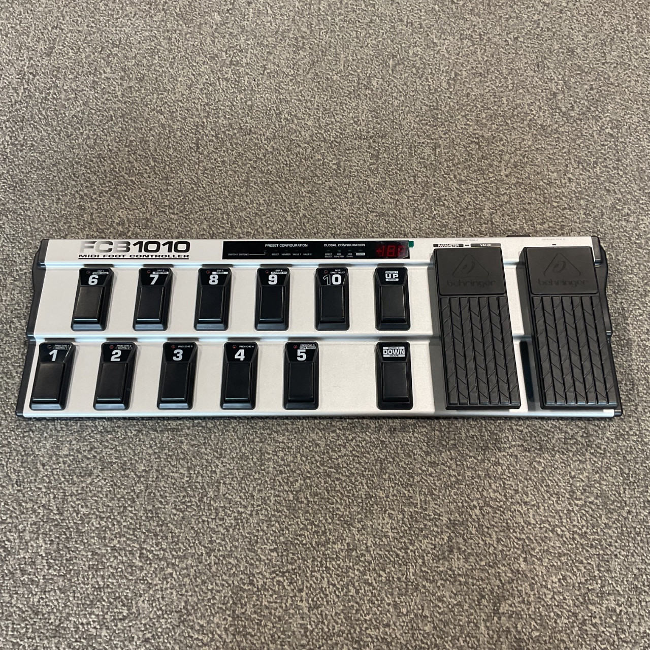 Used BEHRINGER FCB1010 MIDI FOOT CONTROLLER