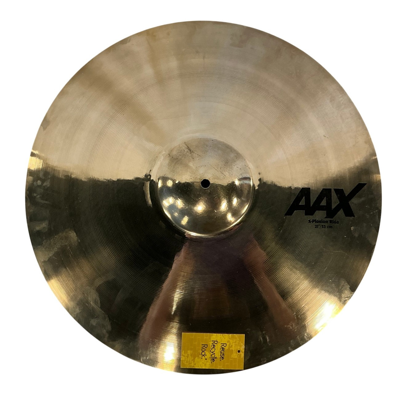 Used Sabian 21IN AAX X-PLOSION RIDE Ride Cymbal 21