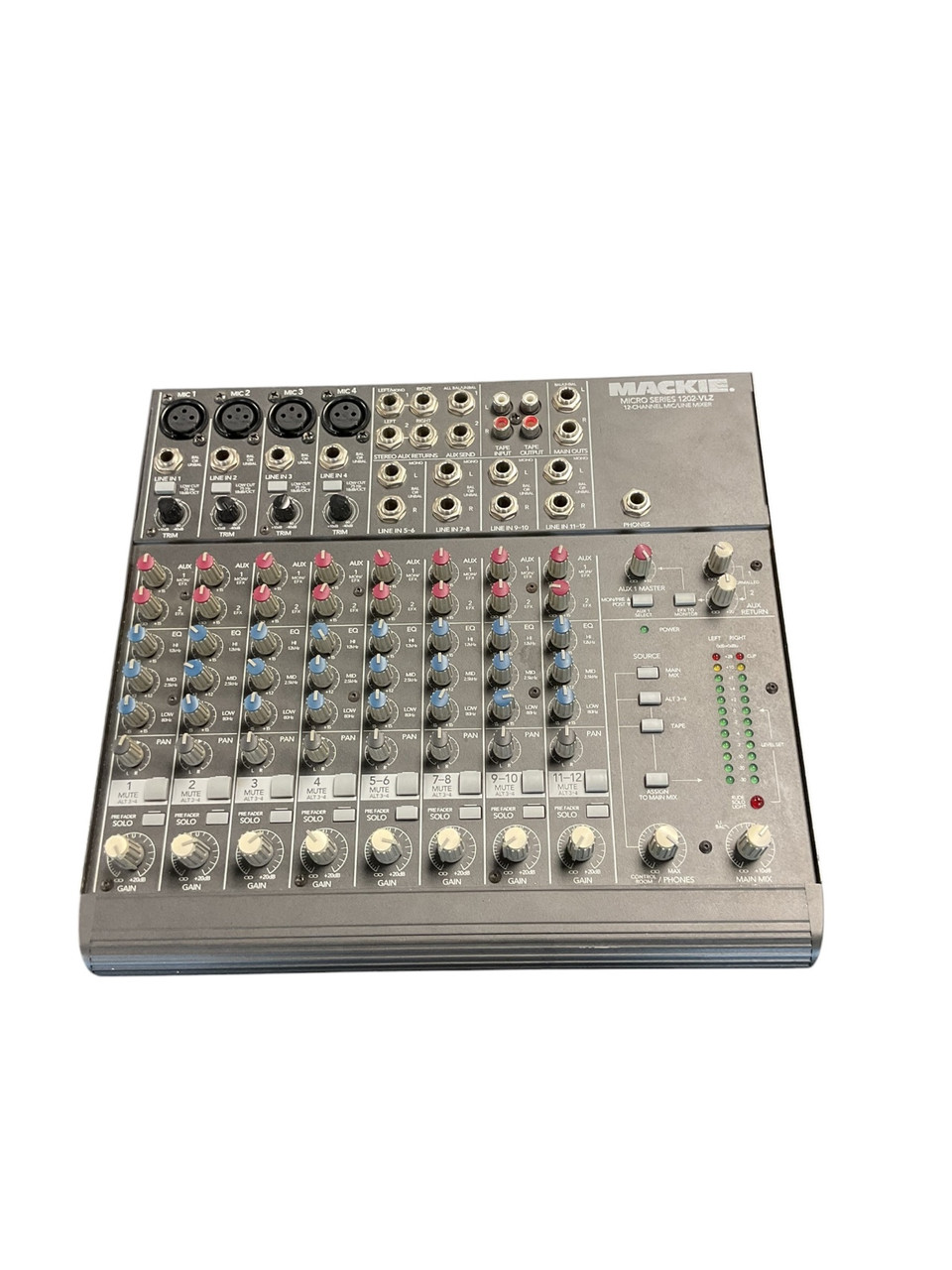 名機 【 MACKIE 1202-VLZ 】made in USA 動作確認済 Used Mackie 1202 VLZ Mixing Console