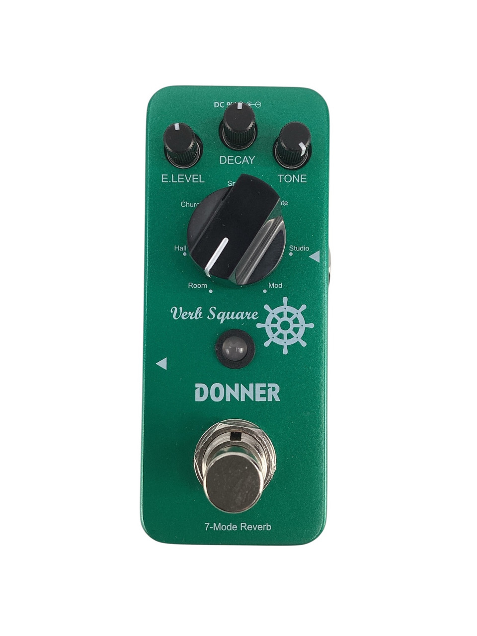 Used Donner VERB SQUARE DIGITAL REVERB Reverb Pedal