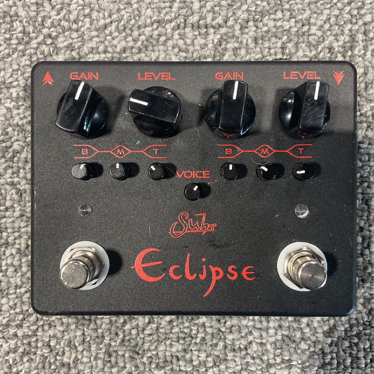 Used SUHR ECLIPSE DUAL CHANNEL OD/DISTORTION Guitar Pedal