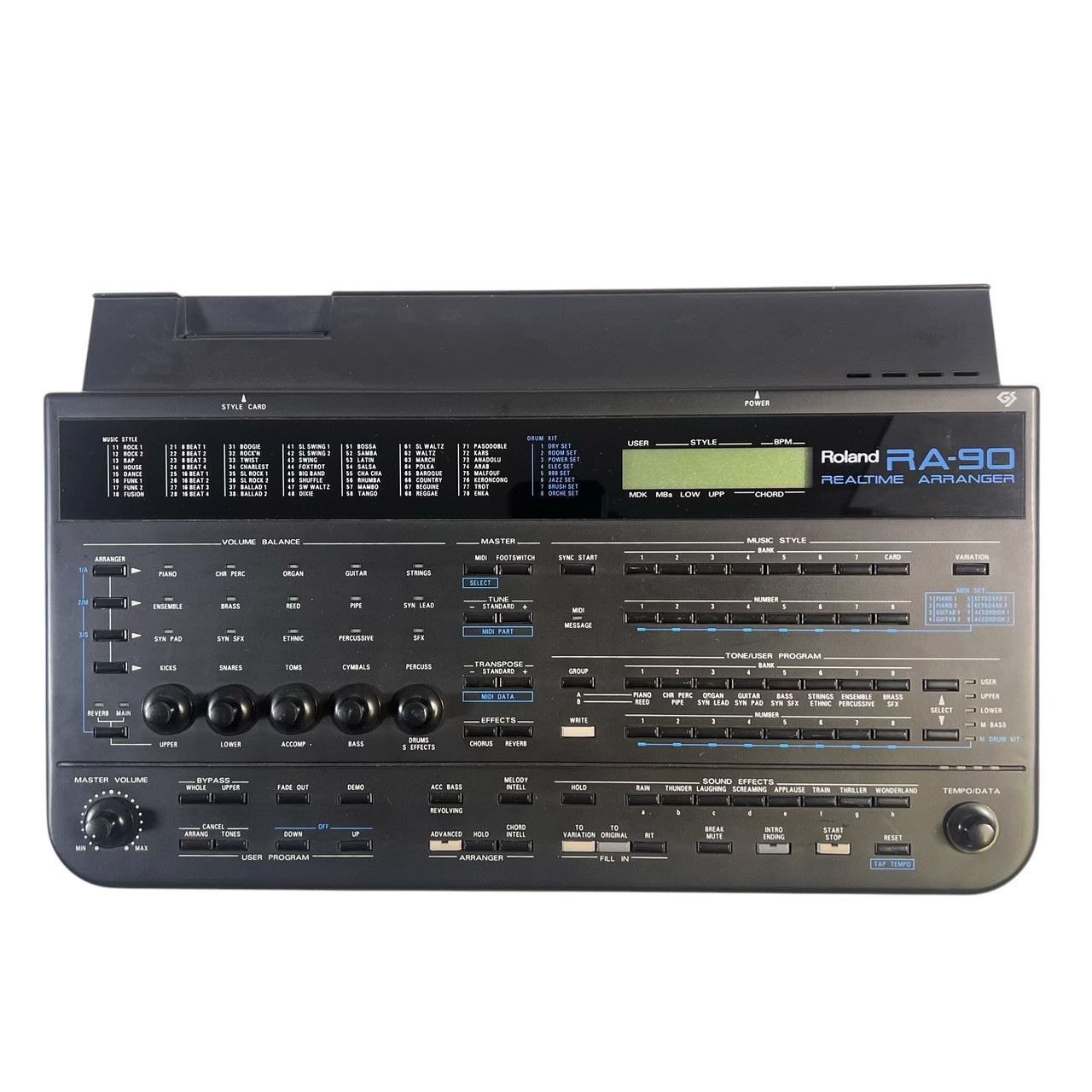 Used Roland RA-90 REALTIME ARRANGER Compact Synthesizer Compact