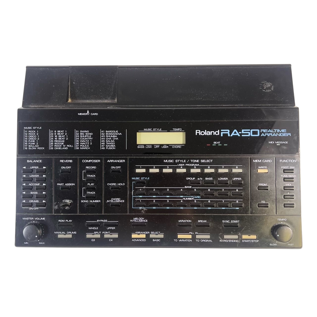 vintage Roland RA-50 リアルタイムアレンジャー Used Roland RA-50 REALTIME ARRANGER Compact Synthesizer Compact