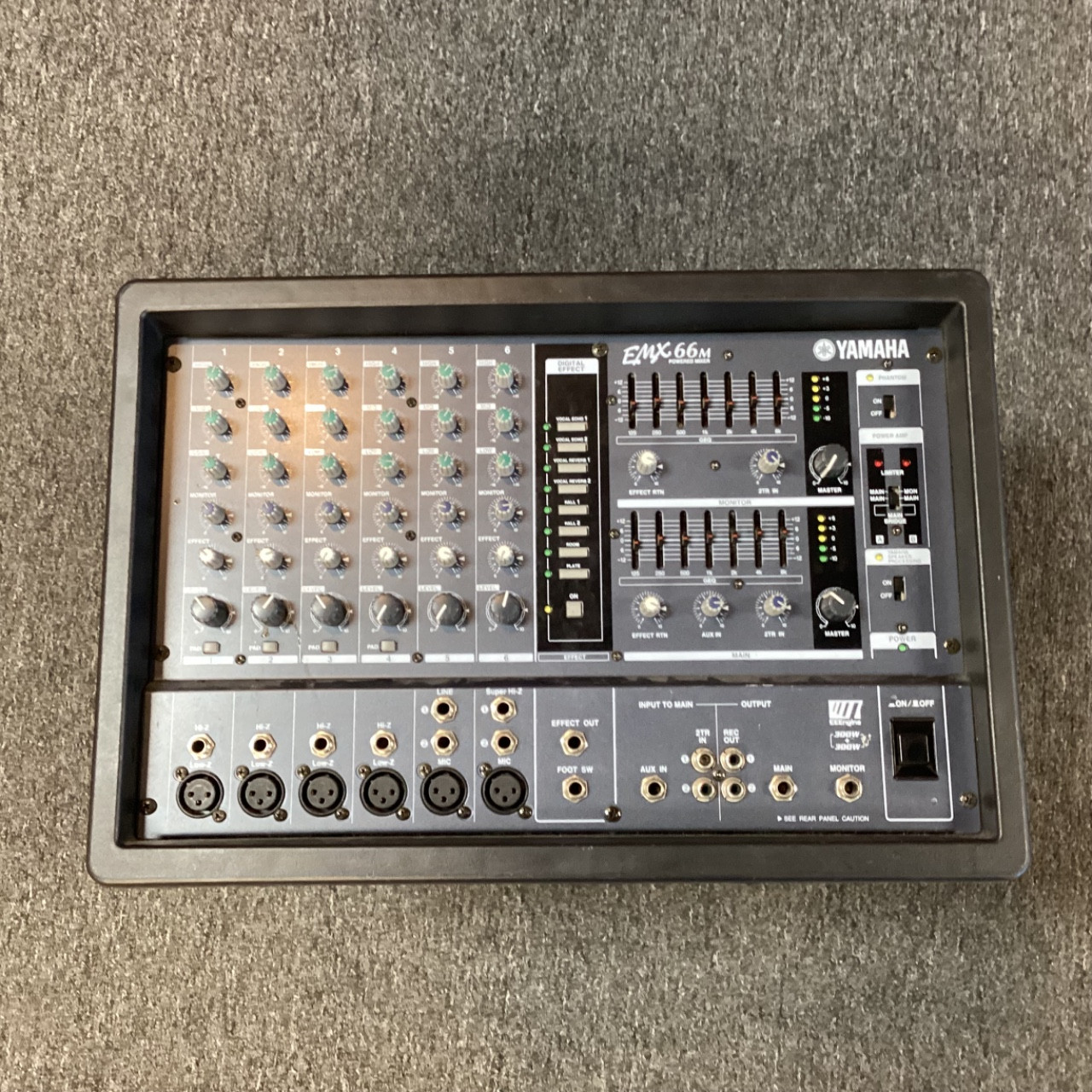 Used Yamaha EMX66M Powered Mixing Head