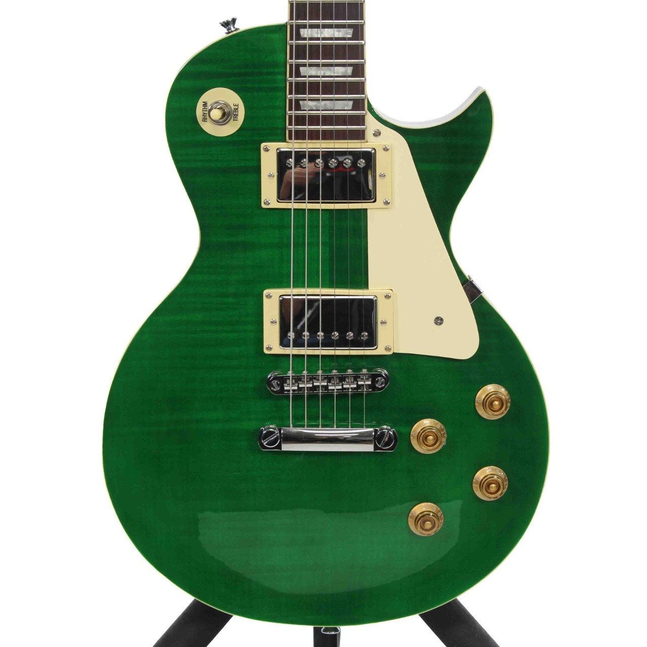 Used IYV ILS-300 EGR LP Type Electric Guitar Green 6-String