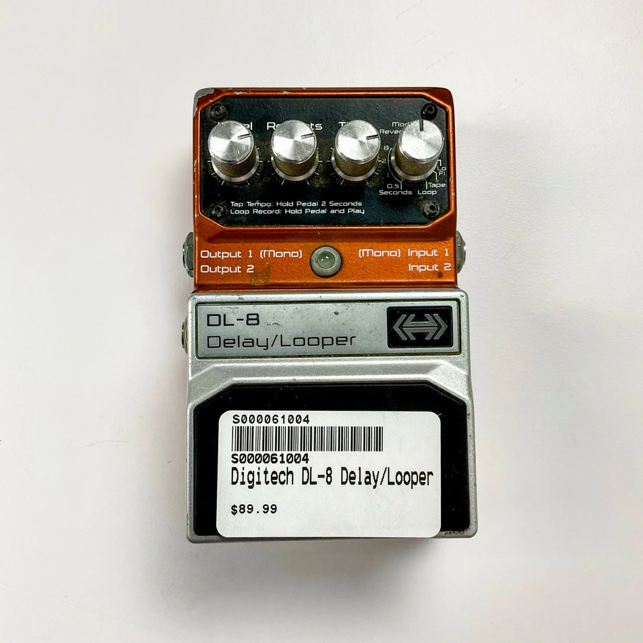 Used Digitech Hardwire DL-8 Delay/Looper Pedal
