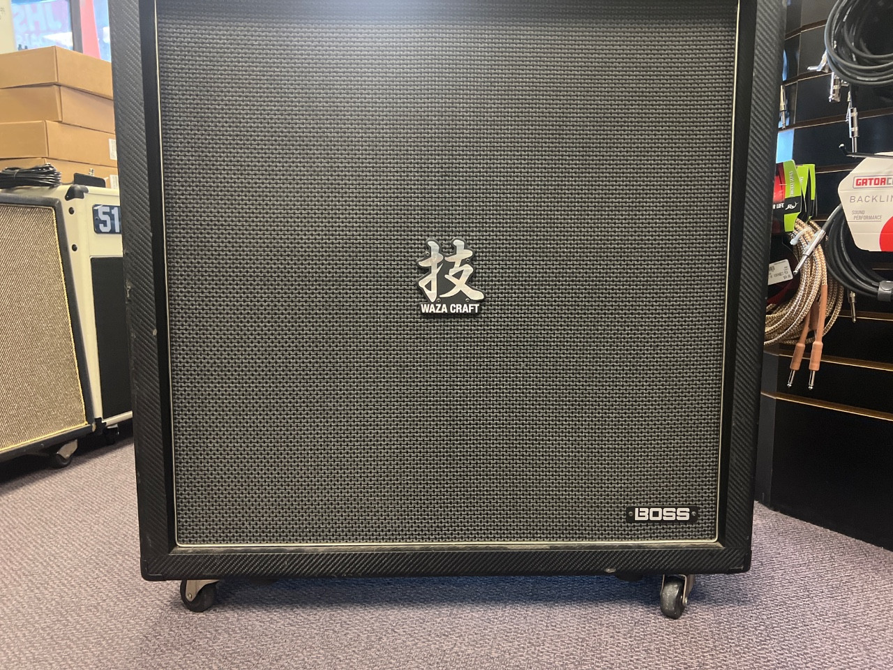 Used Boss WAZA-412 4 x 12 Guitar Speaker Cabinet 4 x 12