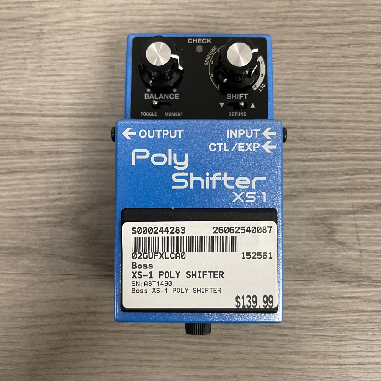 Used Boss XS-1 POLY SHIFTER Guitar Effects Pedal