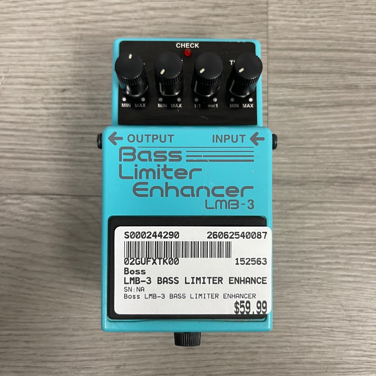 Used Boss LMB-3 BASS LIMITER ENHANCER Compressor Pedal