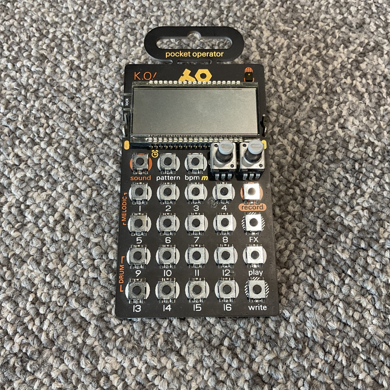 Used TEENAGE ENGINEERING POCKET OPERATOR PO-33 K.O. SAMPLER