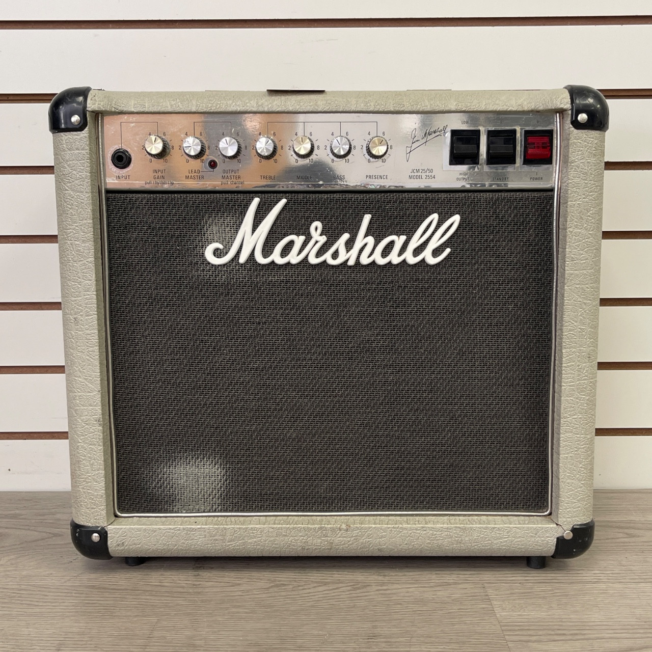Used Marshall SILVER JUBILEE 2554 1 x 12 Tube Combo Amplifier 1 x 12
