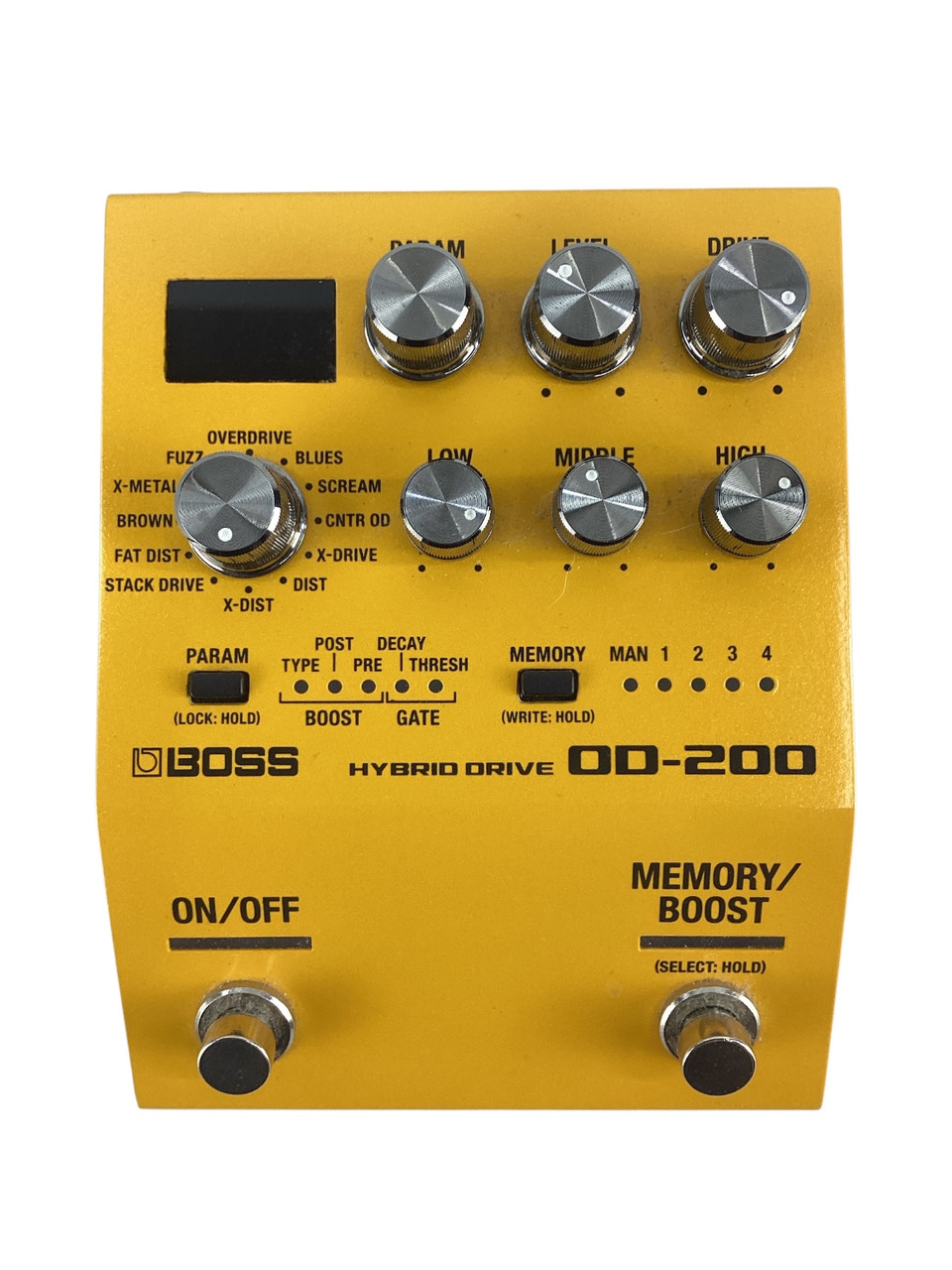 Used Boss OD-200 HYBRID DRIVE Overdrive Pedal