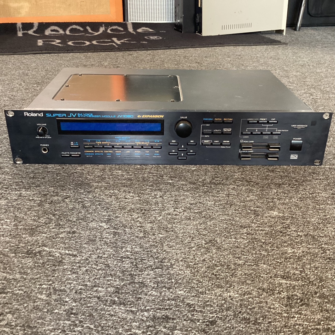 Used Roland JV-1080 NO CARDS Rackmount Synthesizer Rackmount