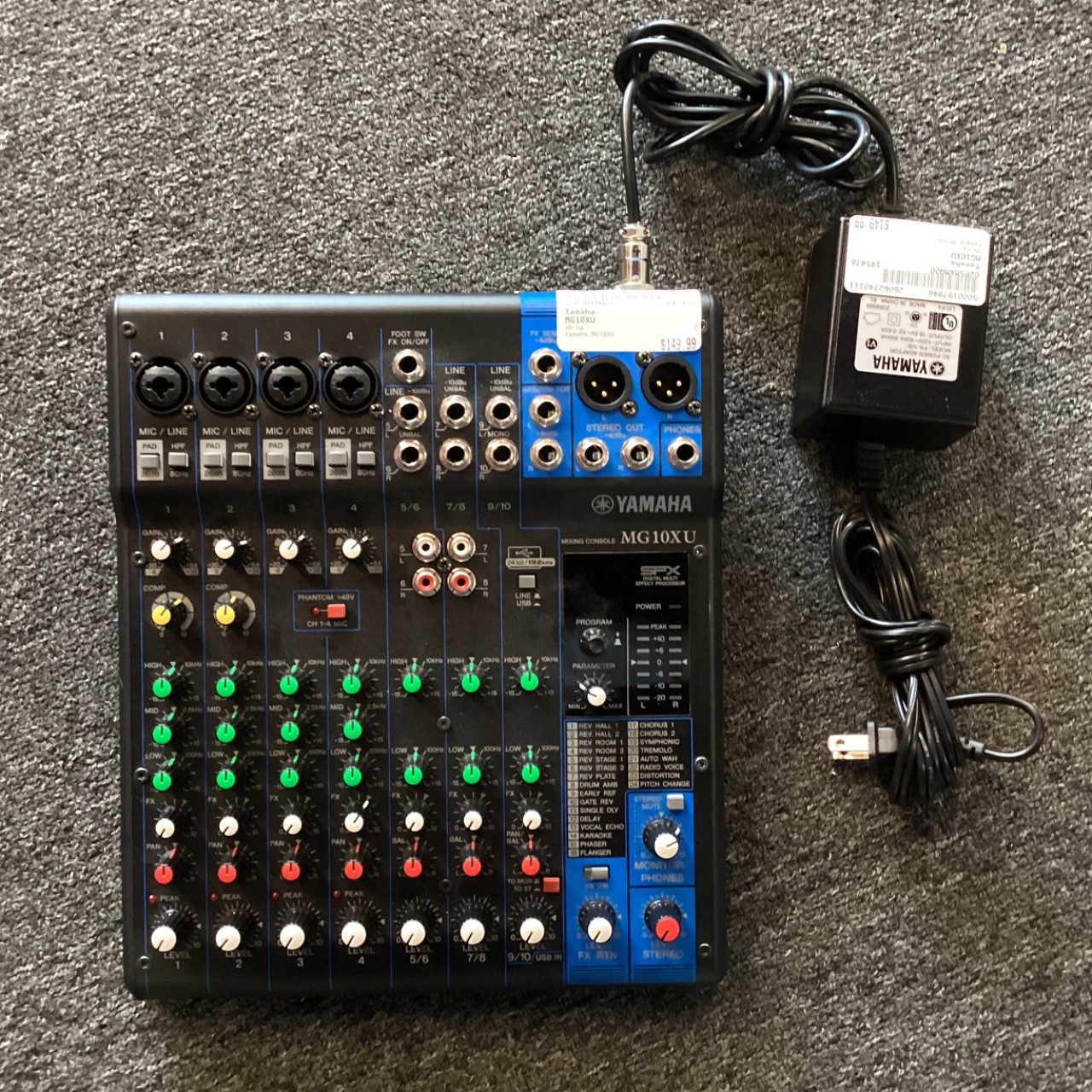 Used Yamaha MG10XU Compact Mixer