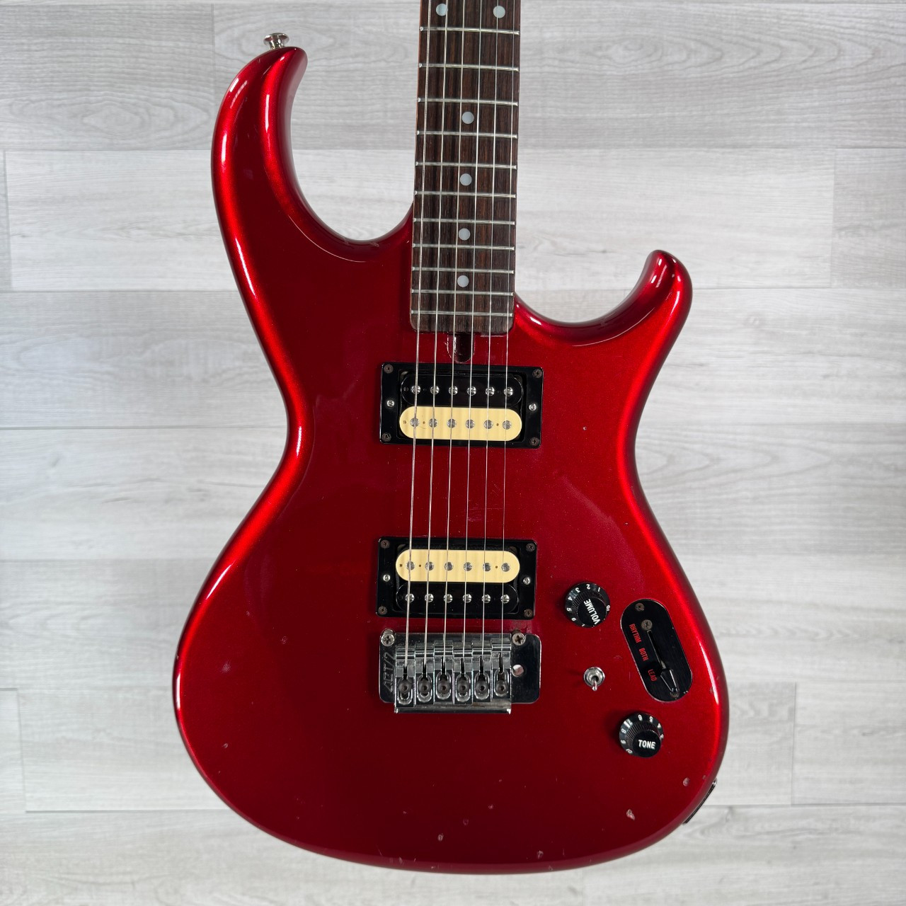 め57● Aria Pro Ⅱ RS INAZUMA V エレキギター Used Aria Pro II RS Inazuma-V Electric Guitar - Red - Made in