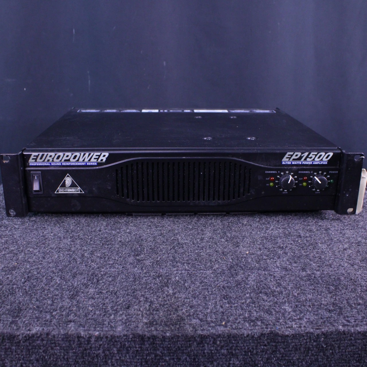 Used Behringer EUROPOWER EP1500 POWER AMP Power Amplifier