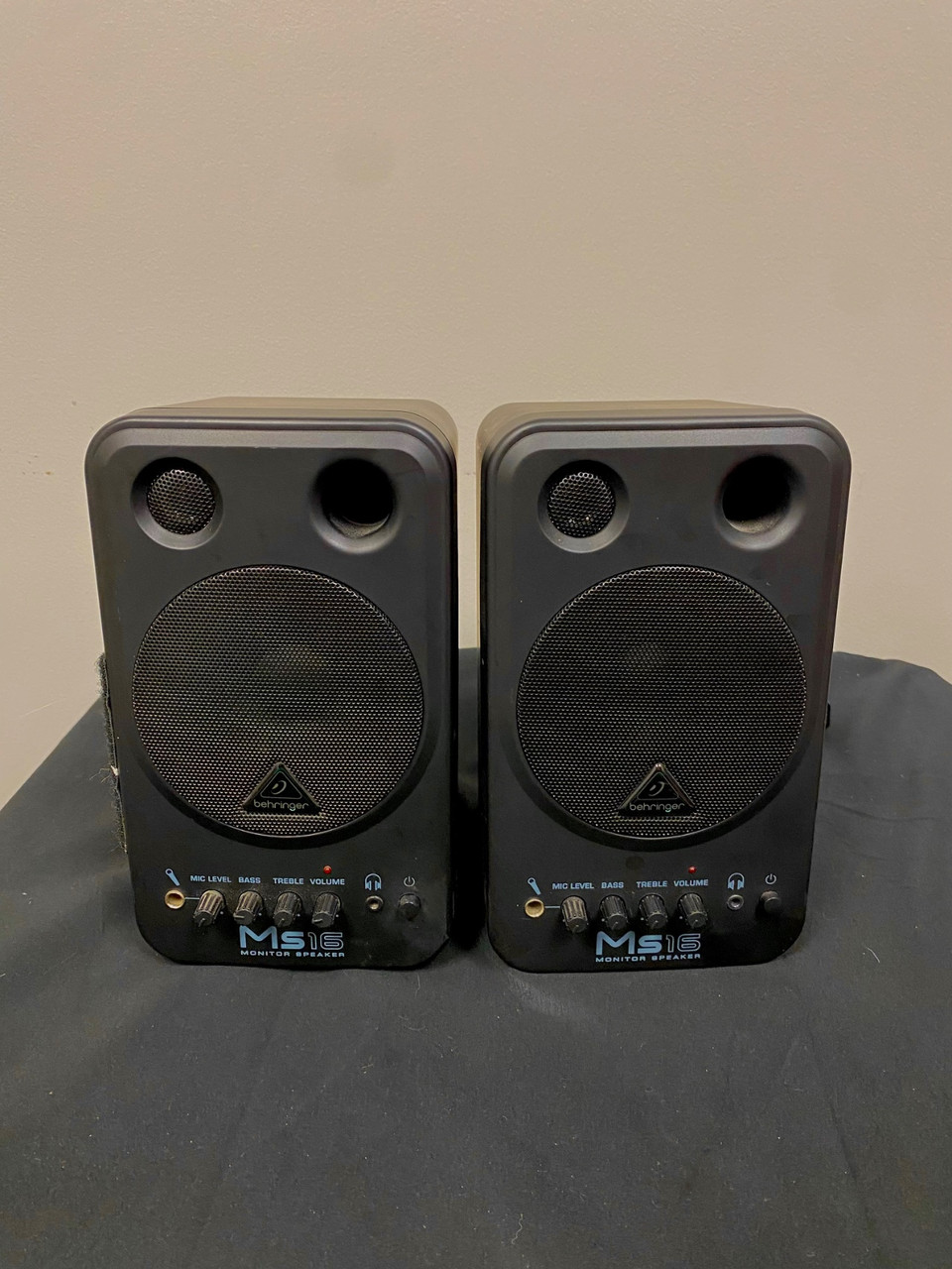 カ*ン様 BEHRINGER MONITOR SPEAKER MS16 スタジオ Used Behringer PAIR MS16 POWERED MONITOR SPEAKER Powered Studio