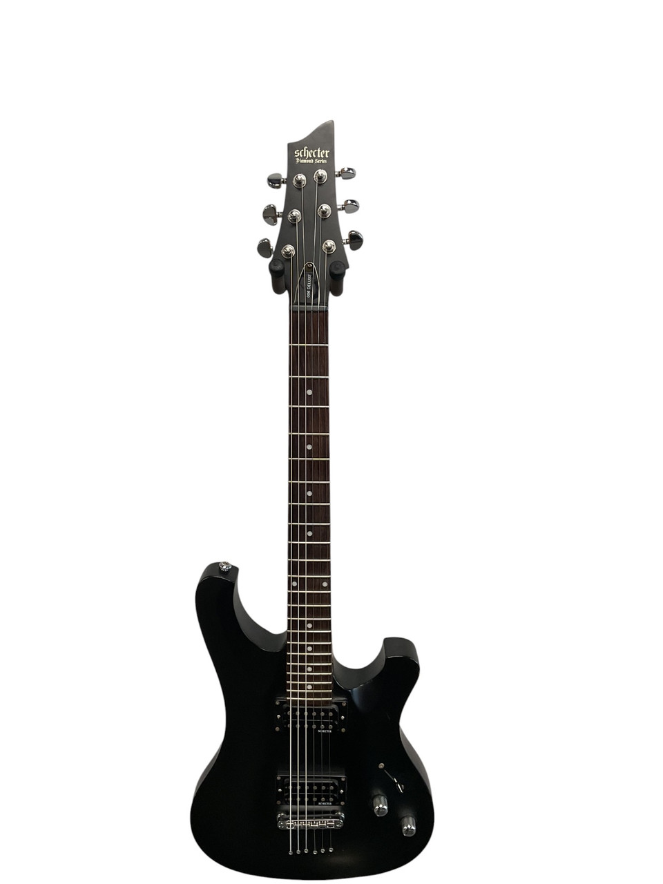 Used Schecter 006 DELUXE Super S Electric Guitar Black 6-String