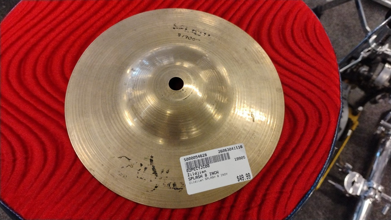 Used Zildjian SPLASH 8 INCH Splash Cymbal 8