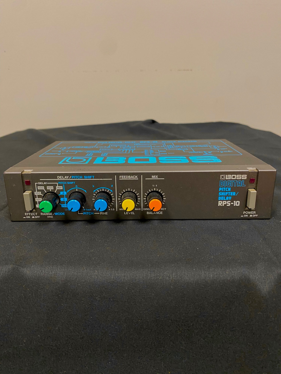 Used Boss RPS-10 PITCH SHIFTER/DELAY Rackmount Guitar Effect
