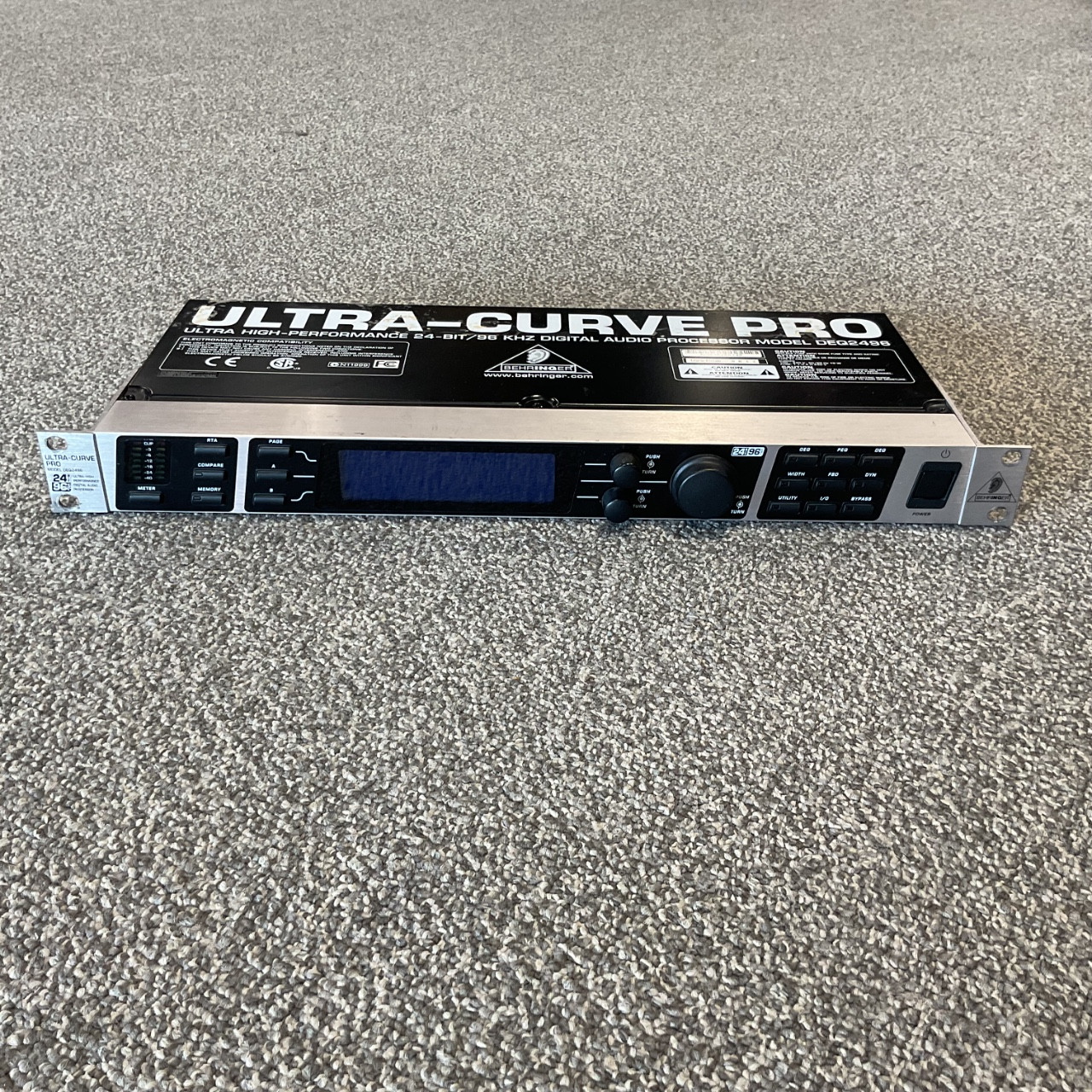 Used BEHRINGER ULTRA-CURVE PRO DEQ2496