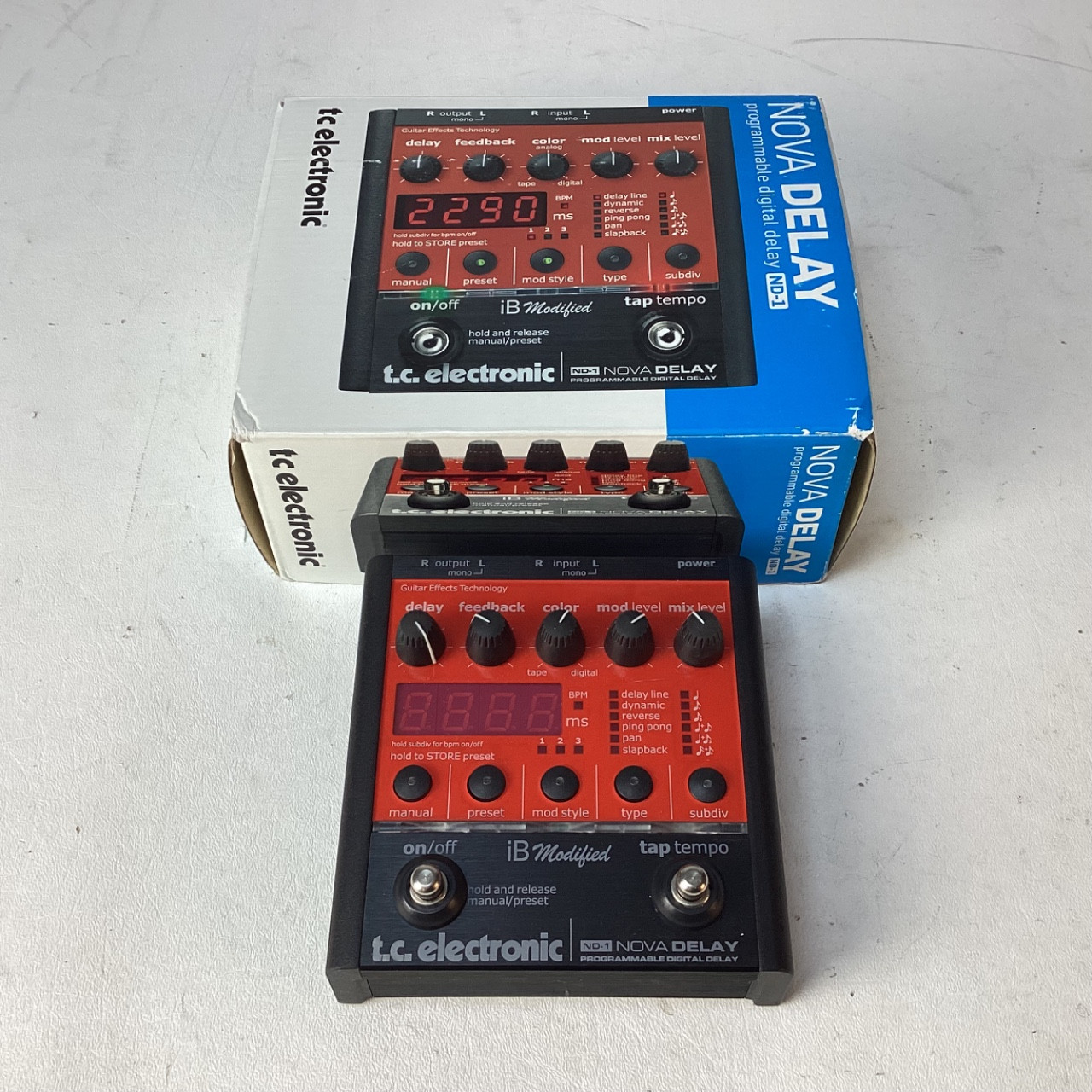 Used TC Electronic NOVA DELAY IB MOD Delay Pedal