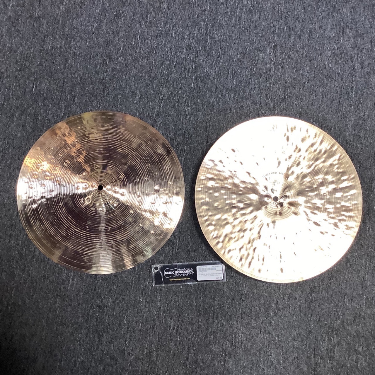 Used Meinl BYZANCE 15 FOUNDRY RESERVE Hi Hat Cymbals 15