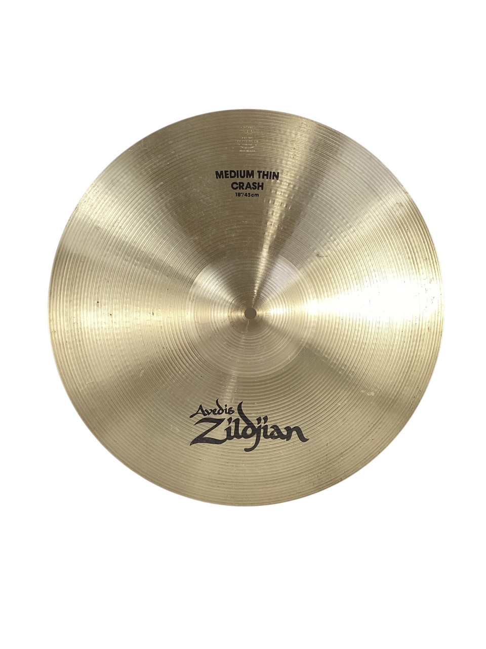 Used Zildjian 18 MEDIUM THIN CRASH CYMBAL Crash Cymbal 18