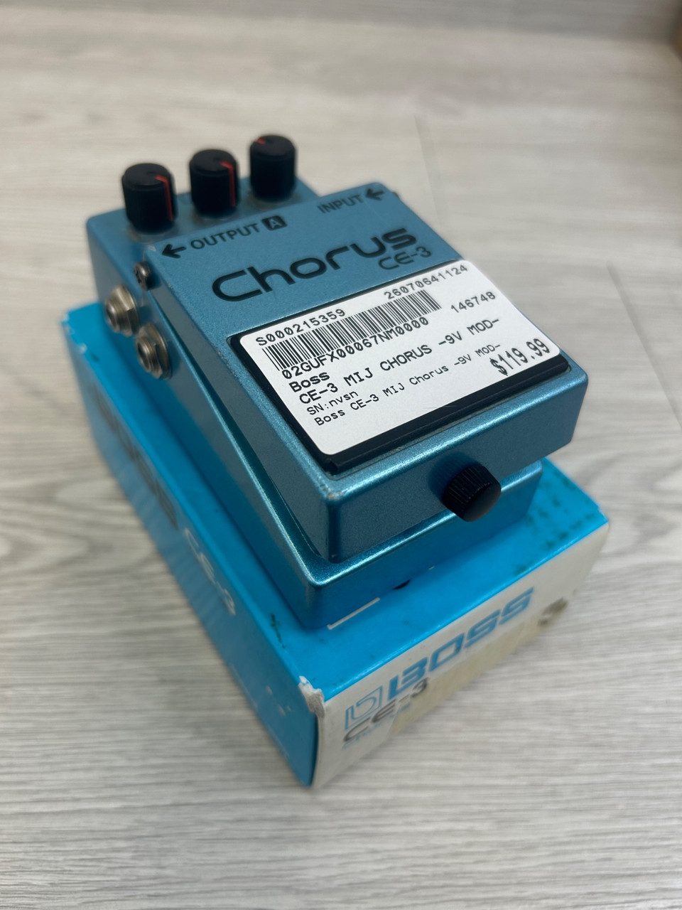 BOSS CE-3 コーラス 9vアダプター改造済み BOSS CE-3 コーラス 9v