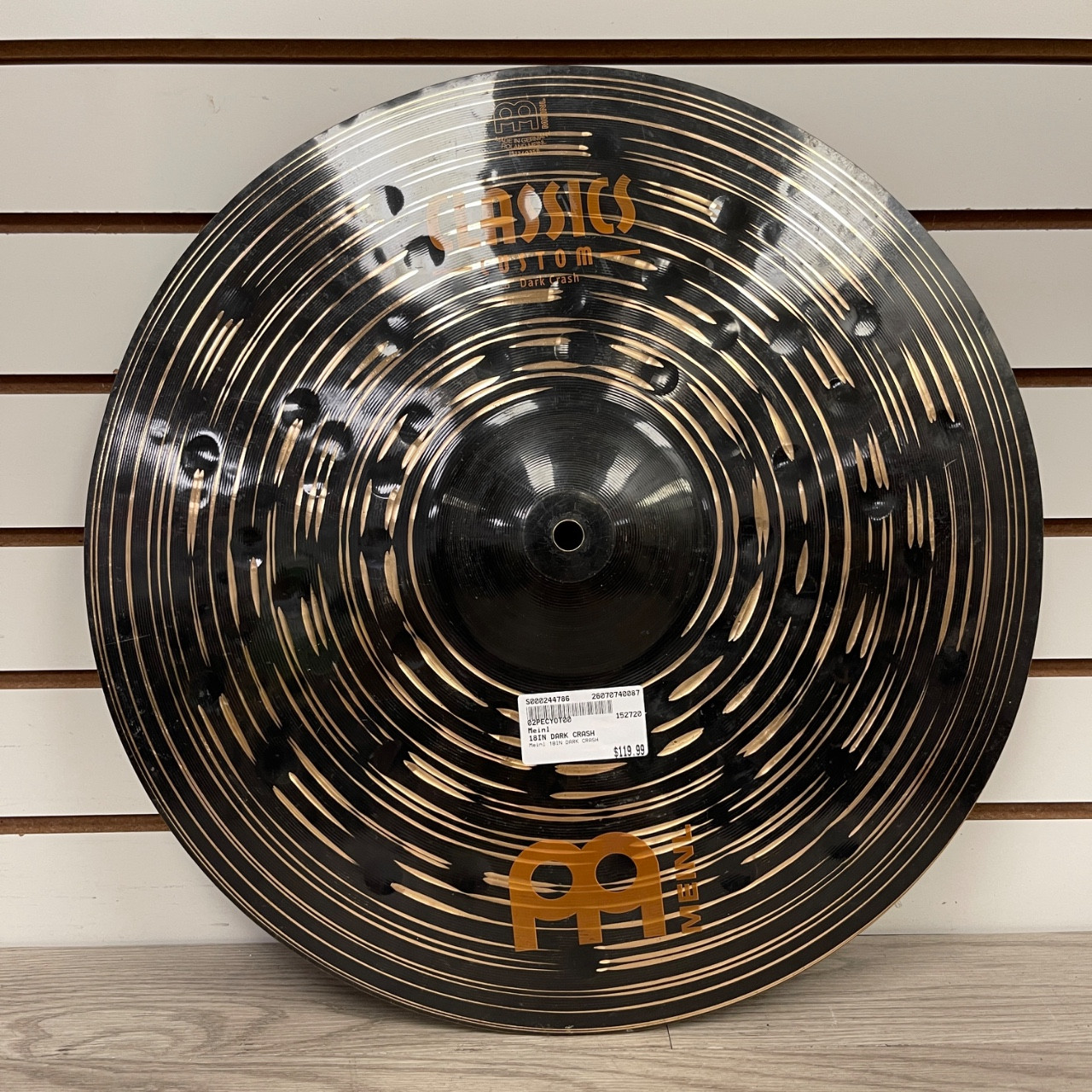 Used Meinl 18IN DARK CRASH Crash Cymbal 18