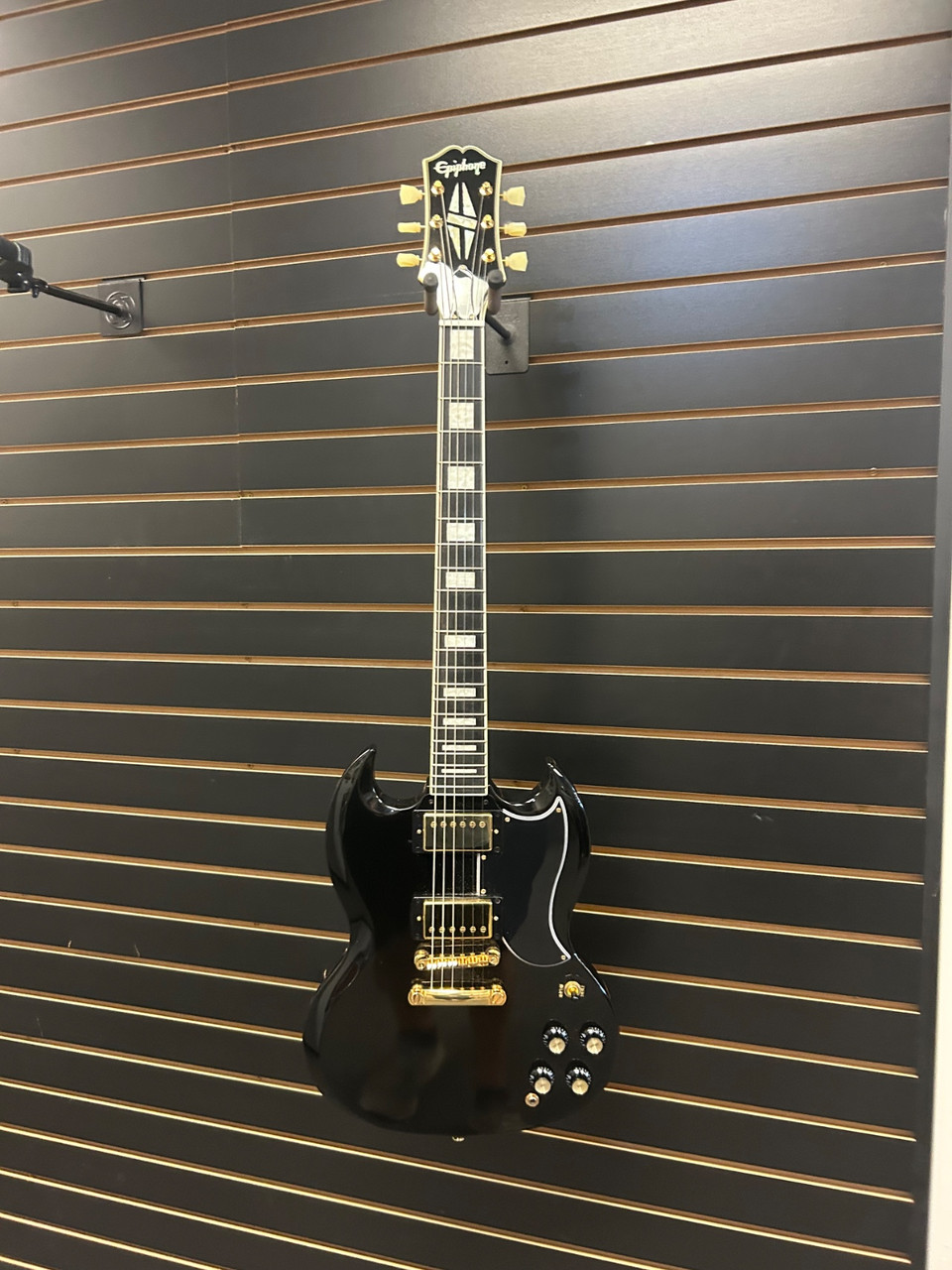 Epiphone SG Custom 【tkt】 Used Epiphone SG CUSTOM SG Type Electric Guitar Black 6-String
