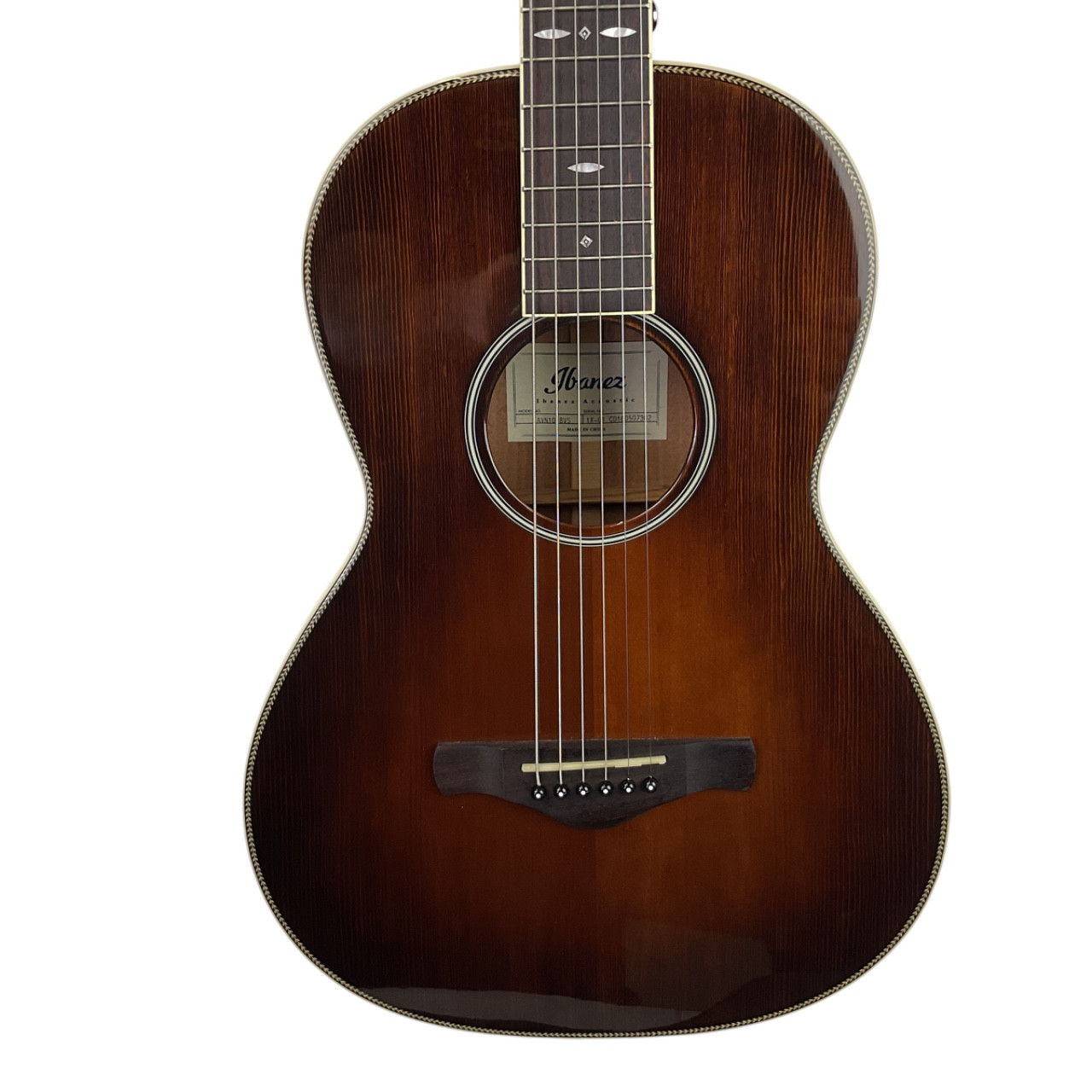 Used Ibanez AVN10-BVS Laminate Top Acoustic Guitar Wood