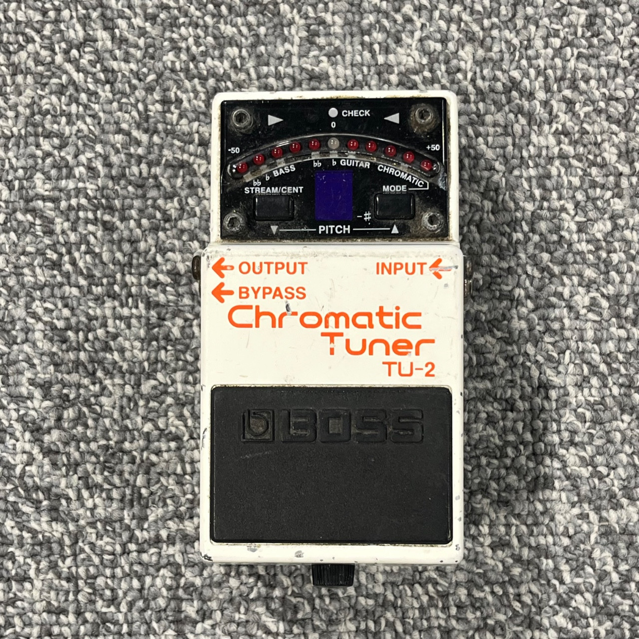Used BOSS TU-2 CHROMATIC TUNER Guitar Pedal Used BOSS TU-2 CHROMATIC TUNER Guitar Pedal