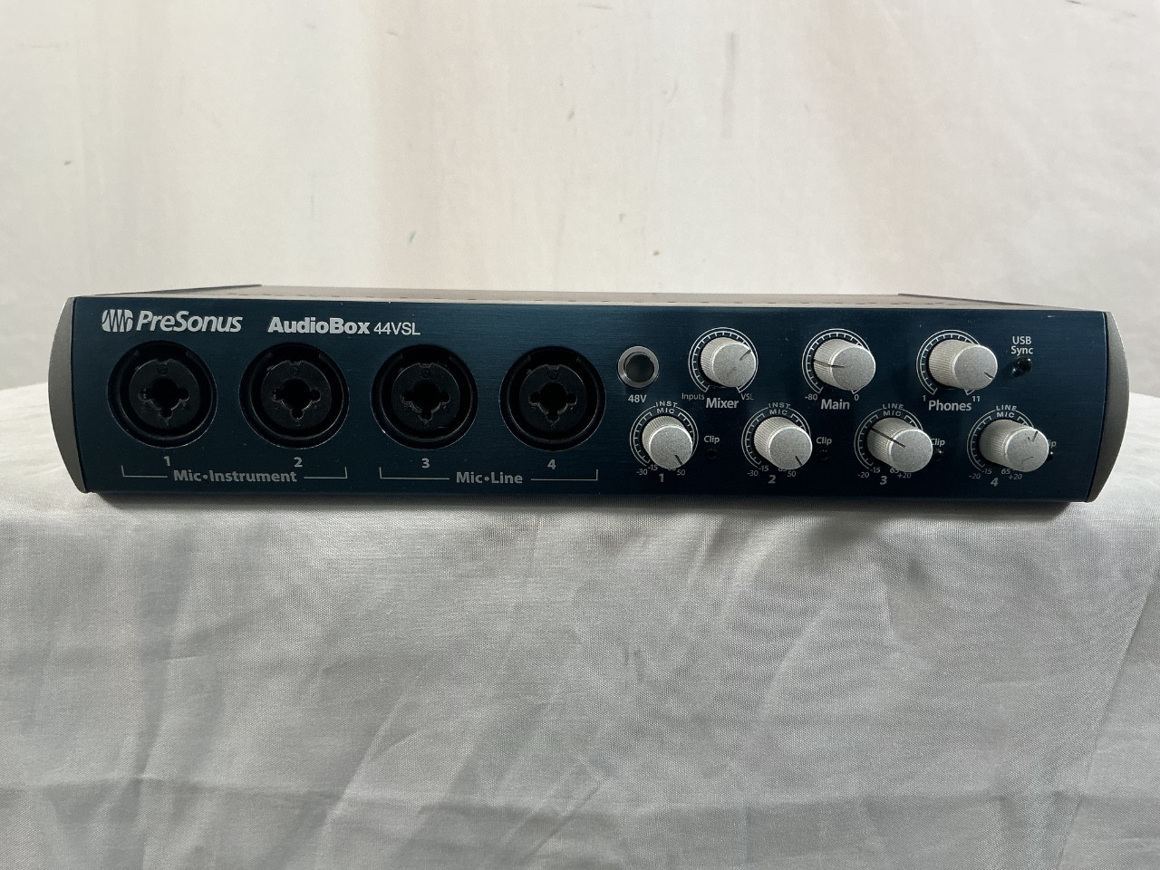 Used Presonus AUDIOBOX 44VSL Computer Interface 4 A/D Recording Inputs