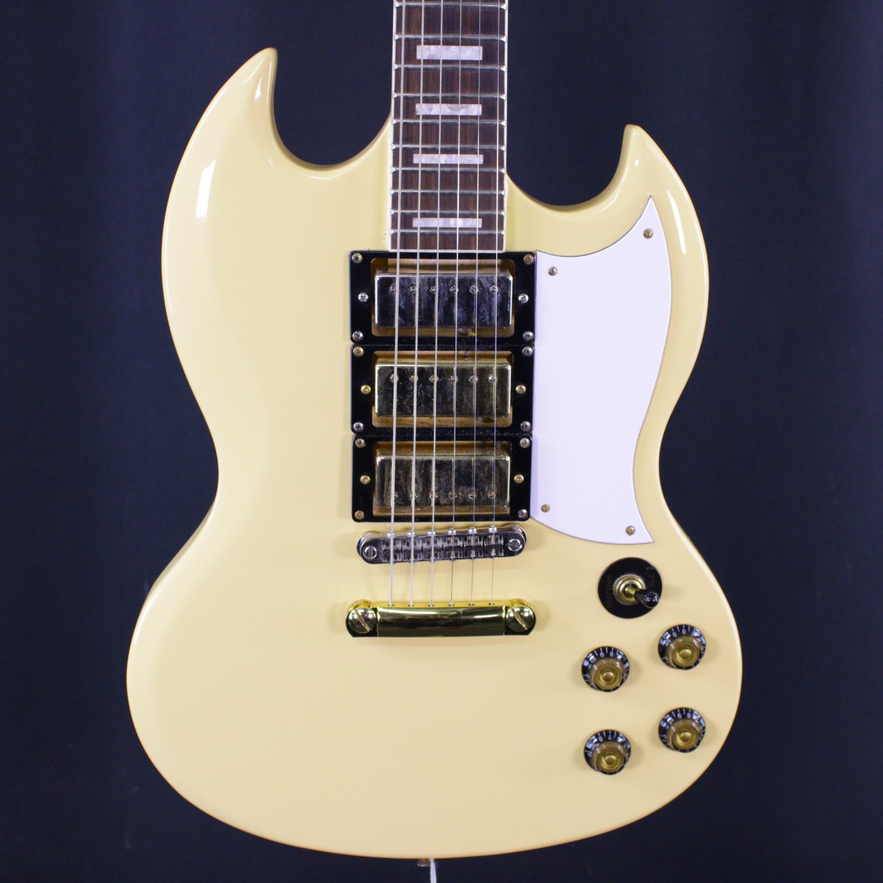 Used Harley Benton DC 600 VI W/EPIPHONE MINI HUMS SG Type Electric